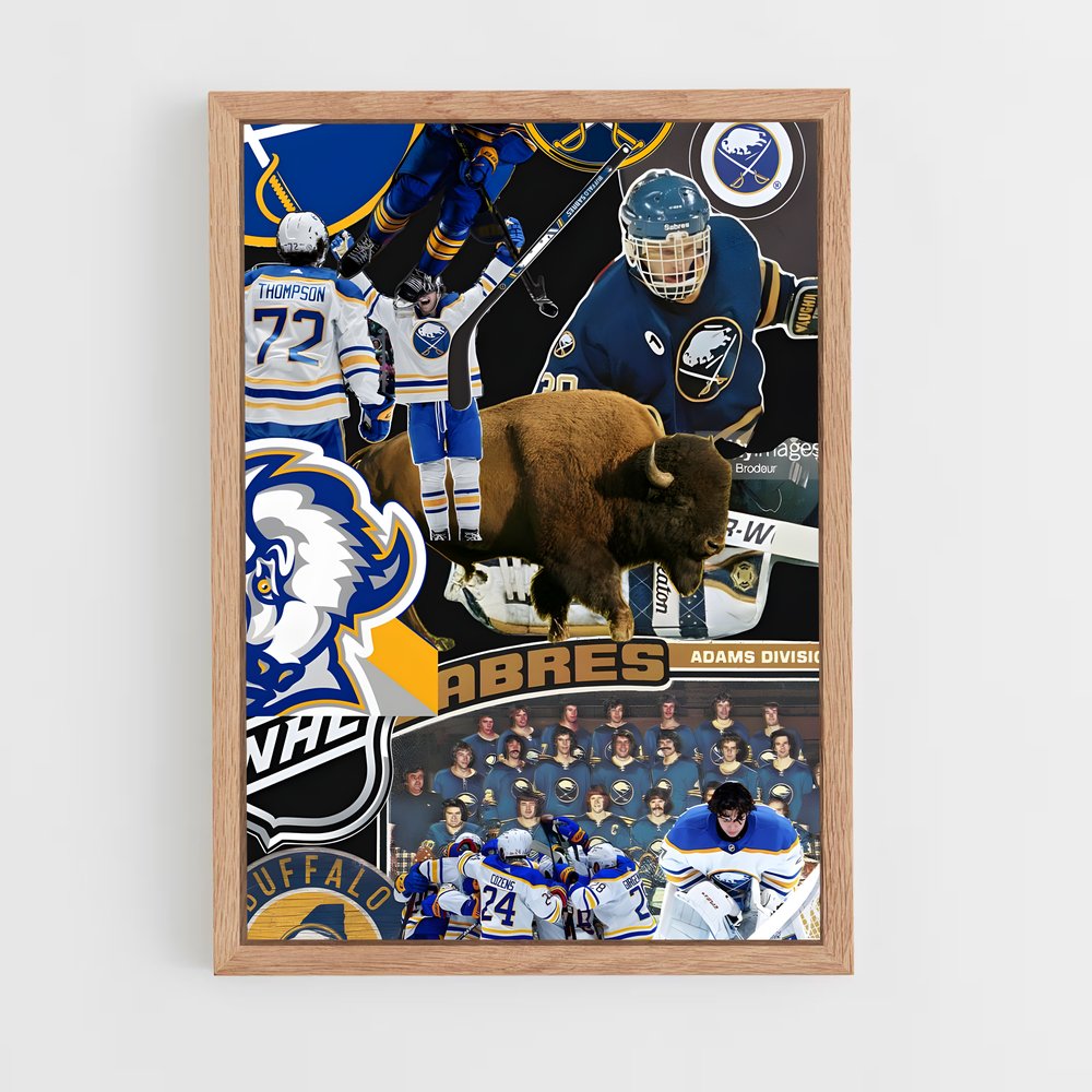Poster Sabres Éblouissants – affiche Hockey sur glace (vue 4)
